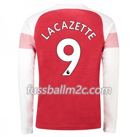 Fußballtrikots Arsenal Lacazette 9 Heim Trikotsatz 2018-2019 Langarm